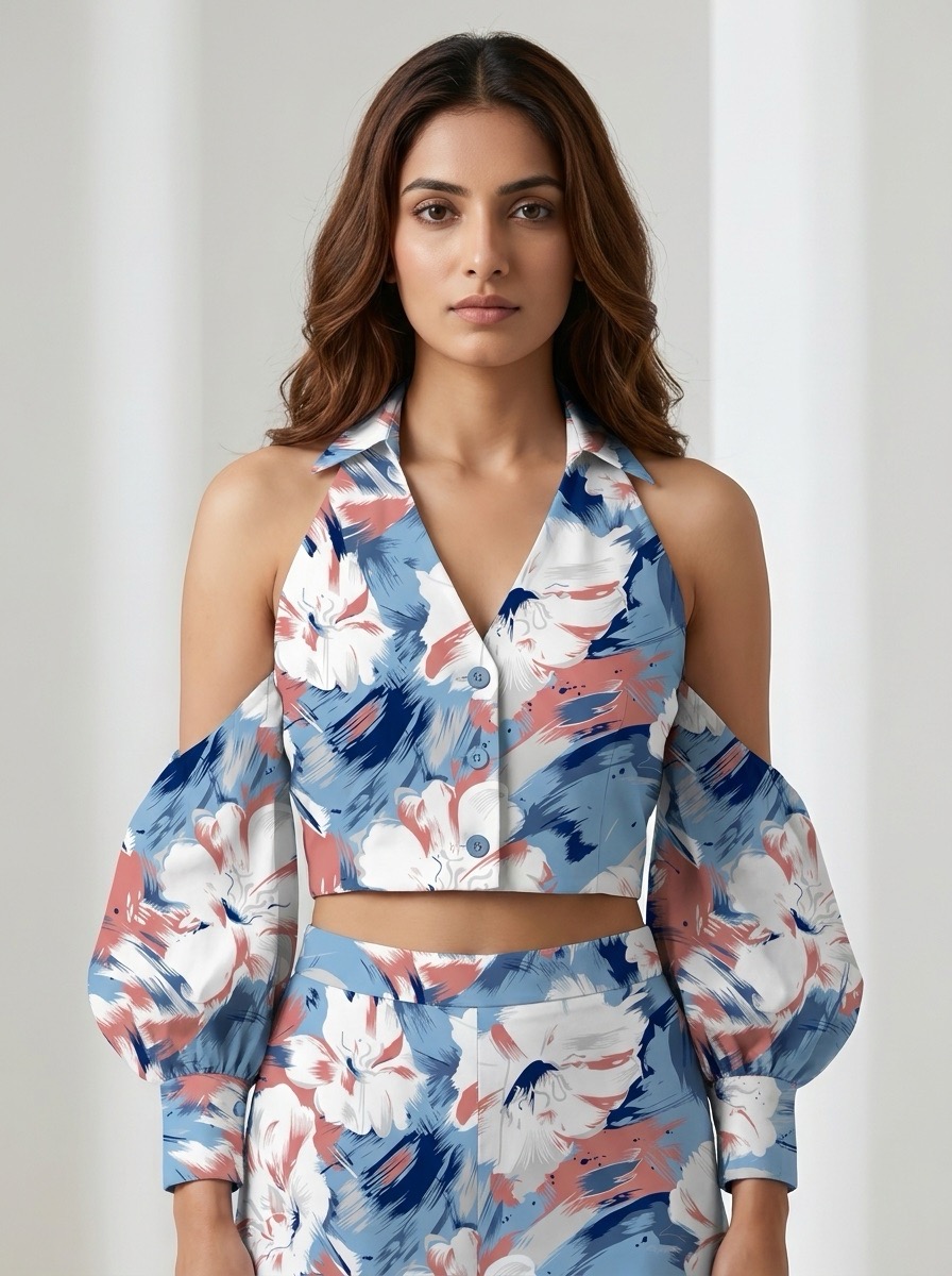 AI fashion concept shoot India — editorial campaign frame by Aarla Nextech
