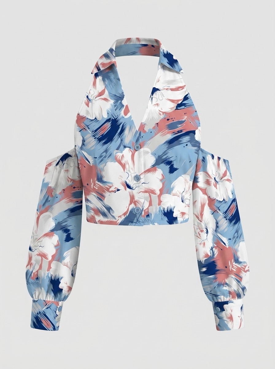 AI womenswear photography India — statement crop top style 2