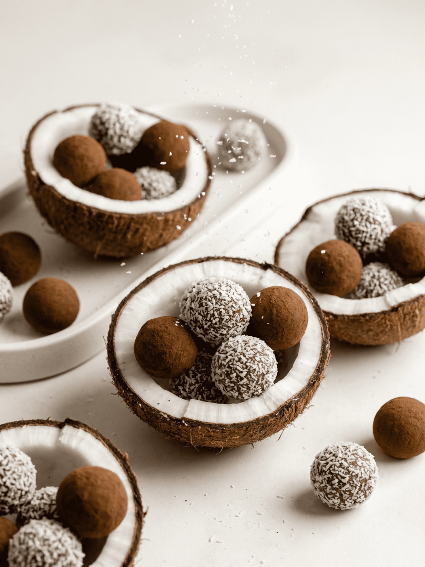 AI food photography India — donuts cafe menu top-down by Aarla Nextech